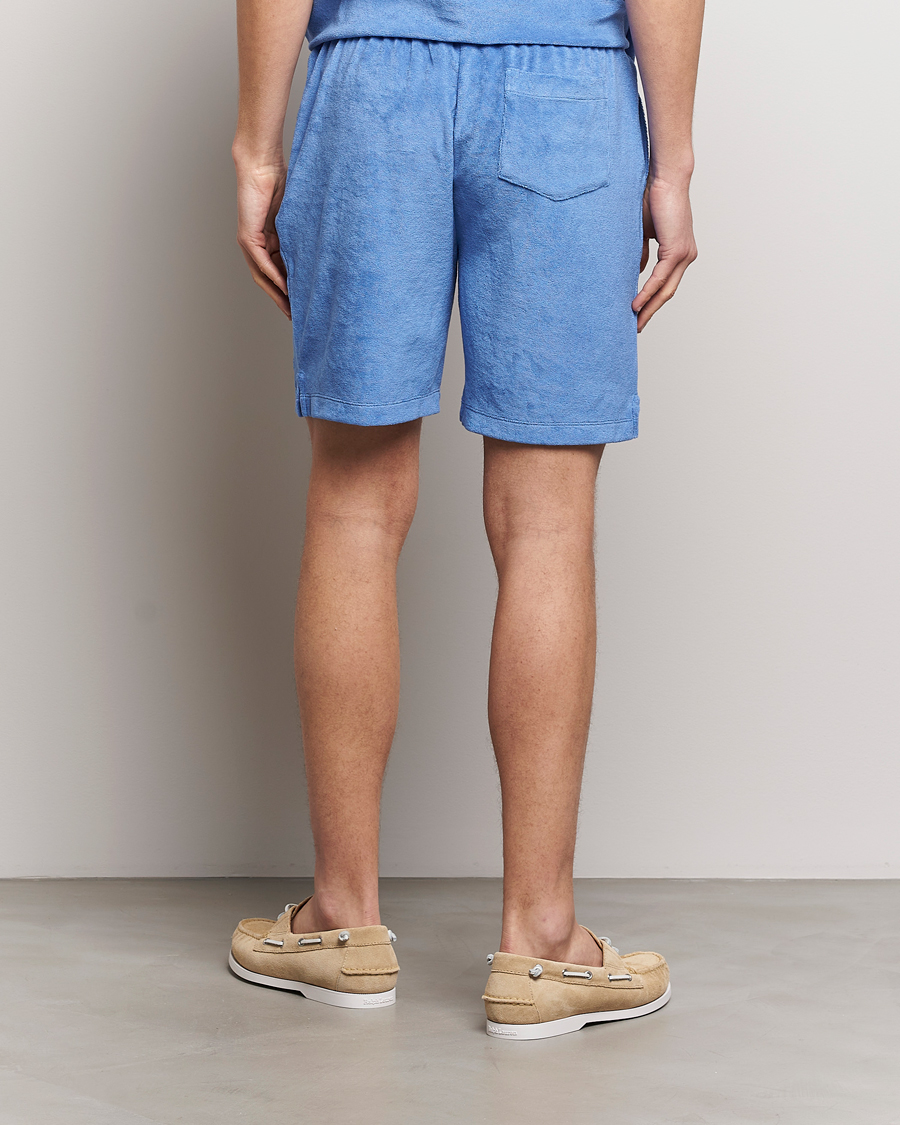 Hombres | Pantalones cortos | Polo Ralph Lauren | Cotton Terry Drawstring Shorts Harbour Island Blue