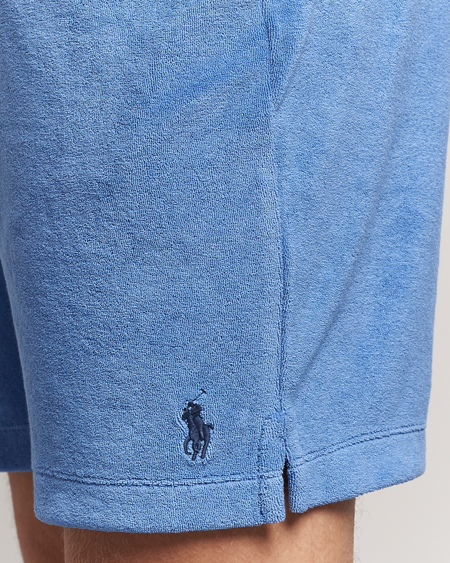 Hombres | Pantalones cortos | Polo Ralph Lauren | Cotton Terry Drawstring Shorts Harbour Island Blue