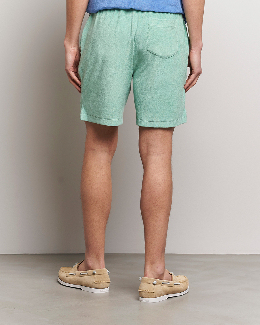 Hombres | Pantalones cortos | Polo Ralph Lauren | Cotton Terry Drawstring Shorts Celadon