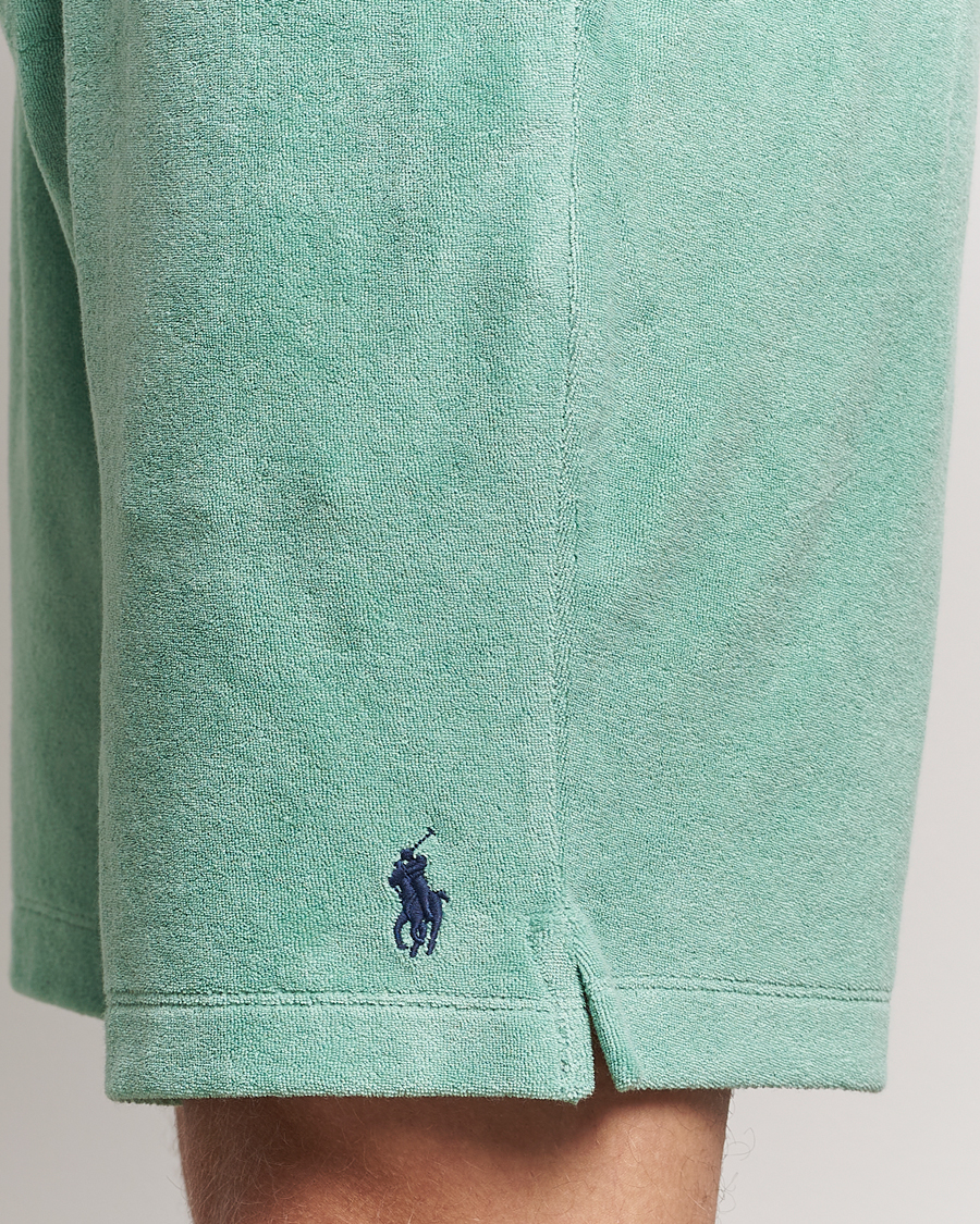 Hombres | Pantalones cortos | Polo Ralph Lauren | Cotton Terry Drawstring Shorts Celadon