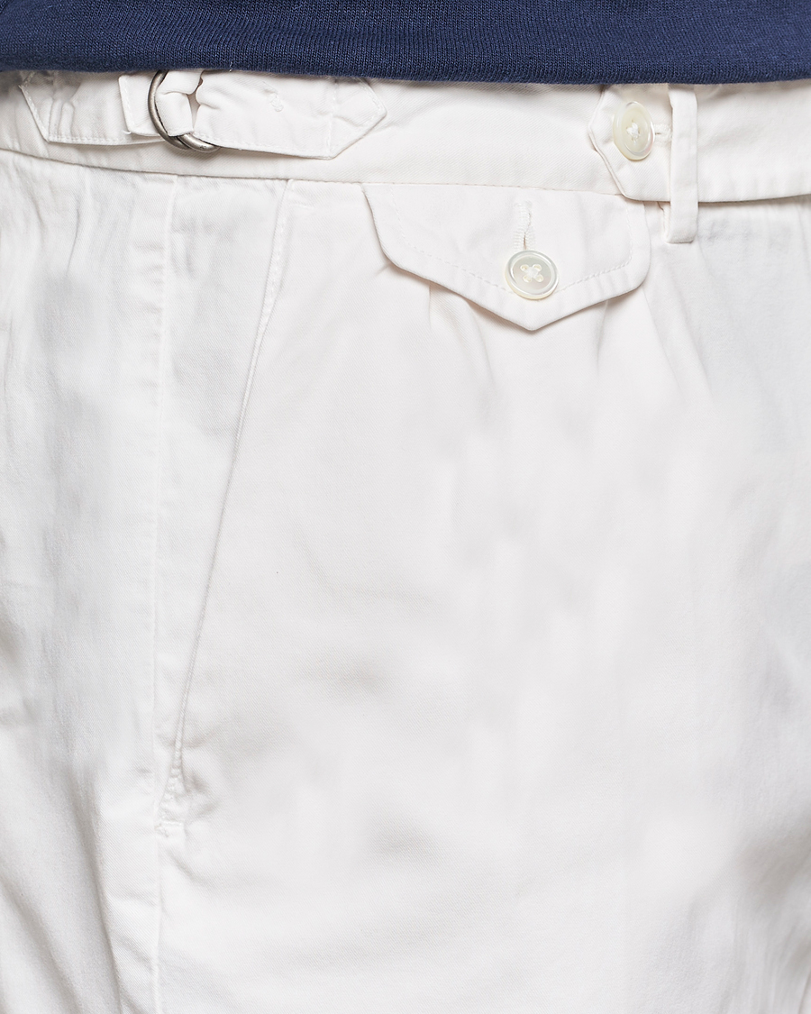 Hombres | Pantalones cortos | Polo Ralph Lauren | Pleated Featherweight Twill Shorts Deckwash White