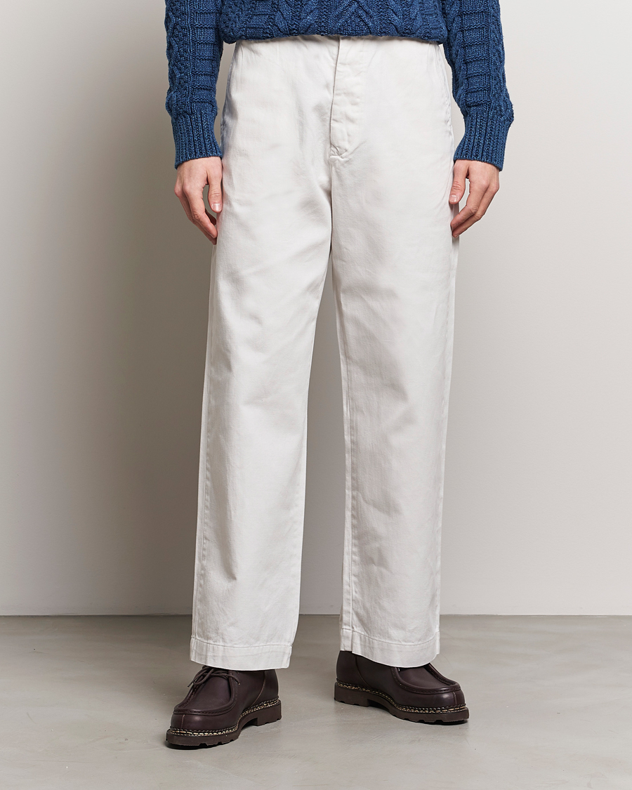 Hombres | Pantalones | Polo Ralph Lauren | Rustic Twill Chinos Deckwash White