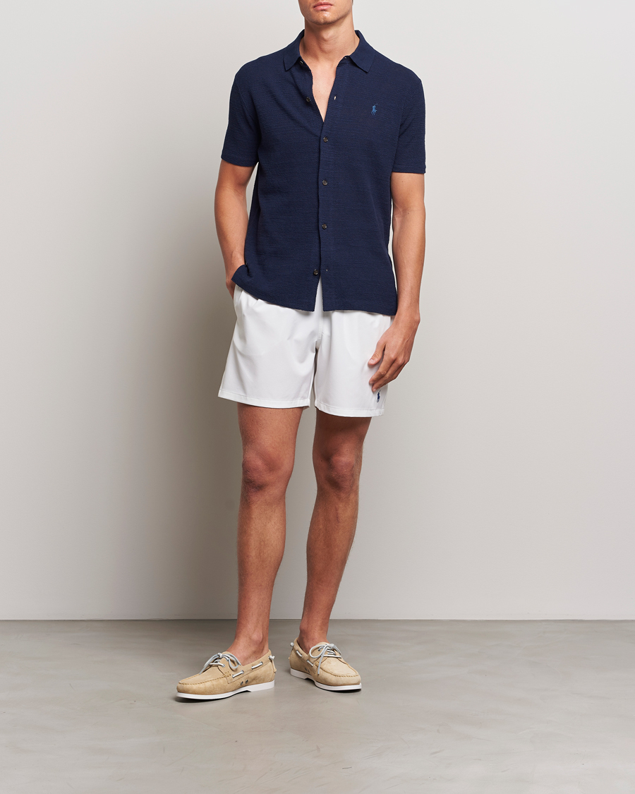 Hombres | Bañadores | Polo Ralph Lauren | Recycled Traveler Boxer Swimshorts White/Liberty