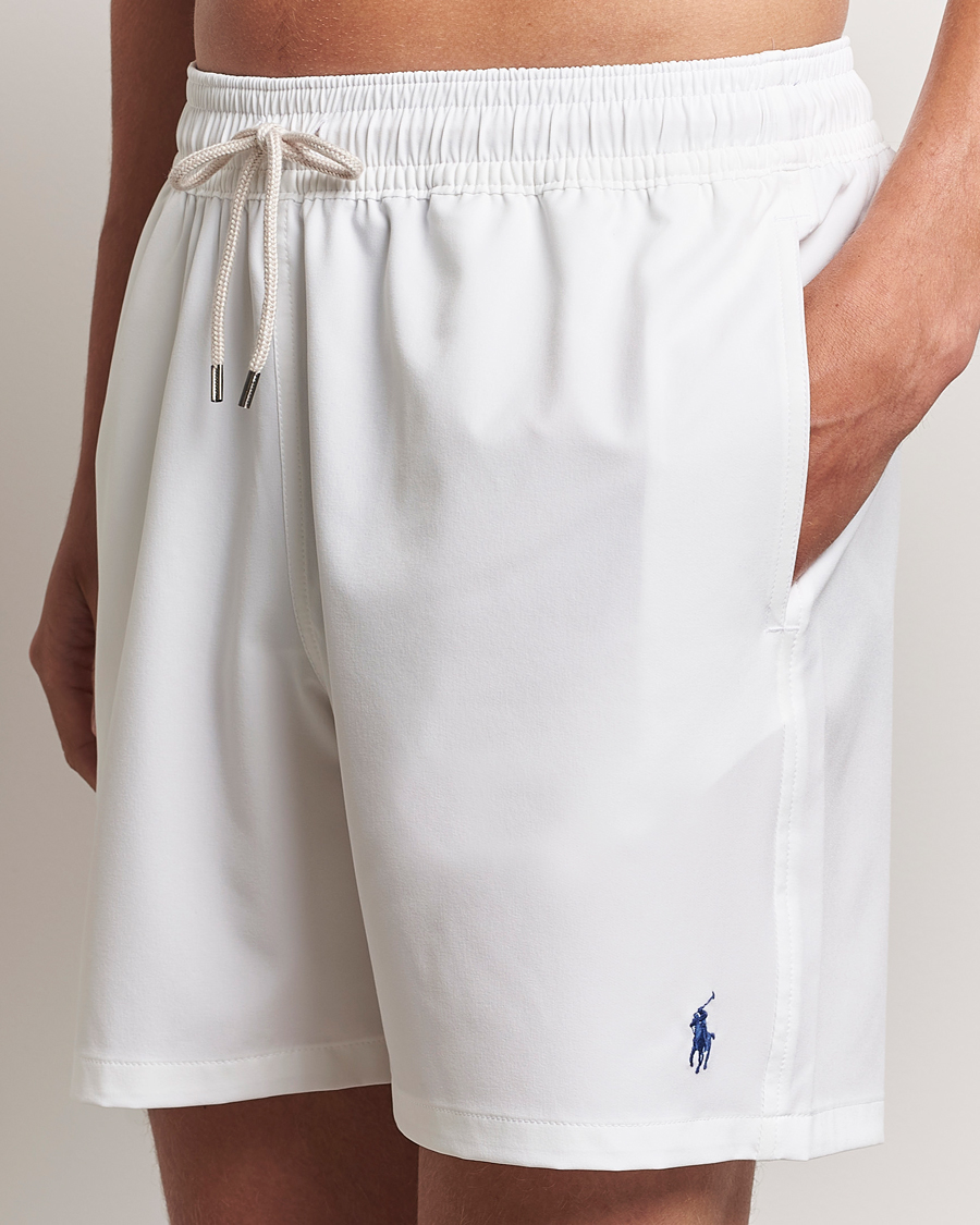 Hombres | Bañadores | Polo Ralph Lauren | Recycled Traveler Boxer Swimshorts White/Liberty