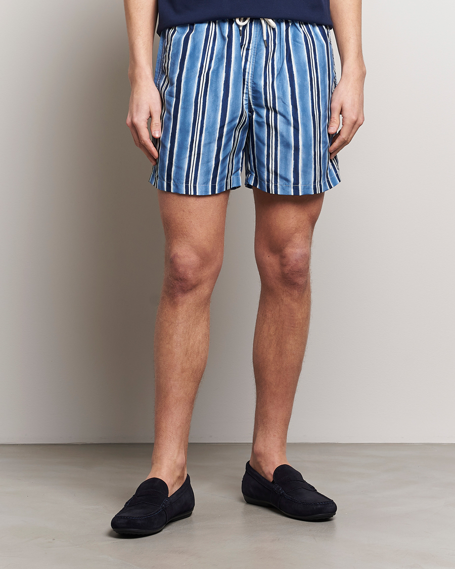 Hombres |  | Polo Ralph Lauren | Recyceled Traveler Striped Swimshorts Saltwashed