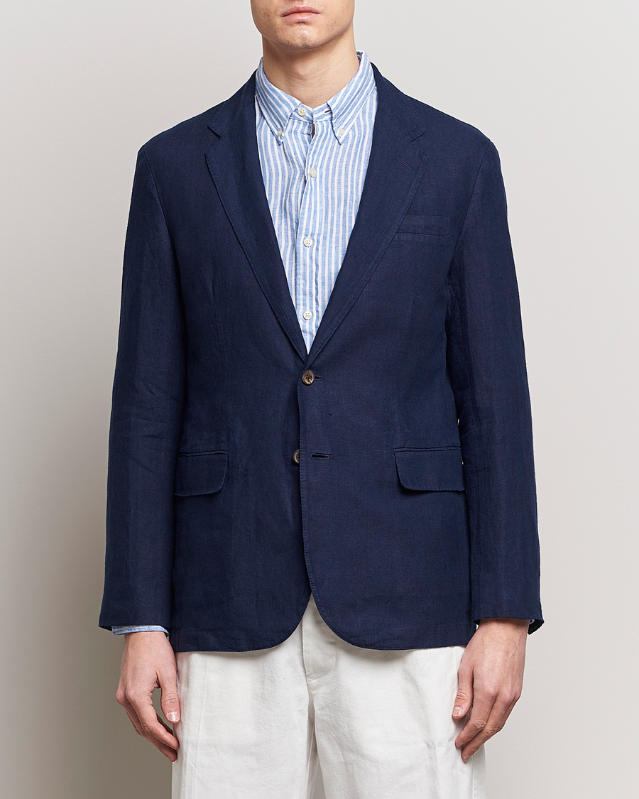 Hombres | Blazers | Polo Ralph Lauren | Linen Sportcoat Navy