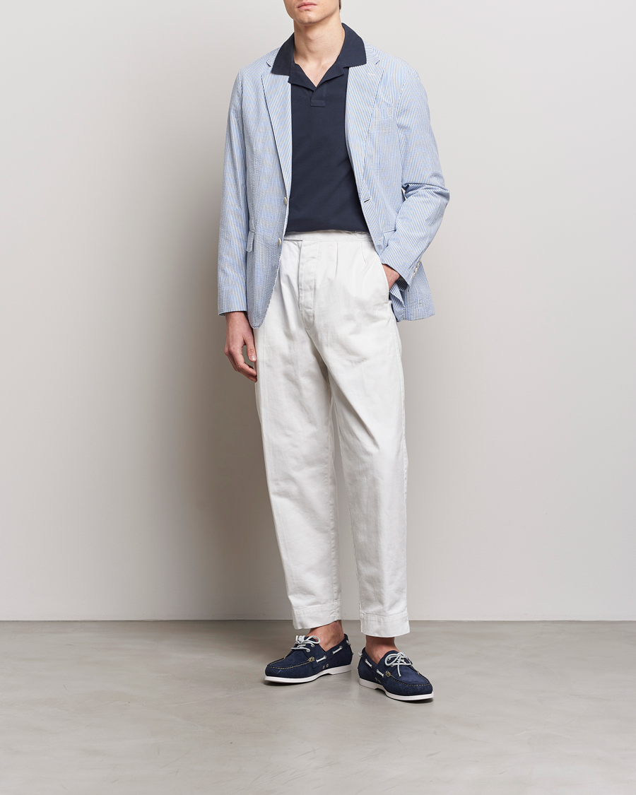 Hombres | Blazers | Polo Ralph Lauren | Seersucker Sportcoat Bright Blue/White