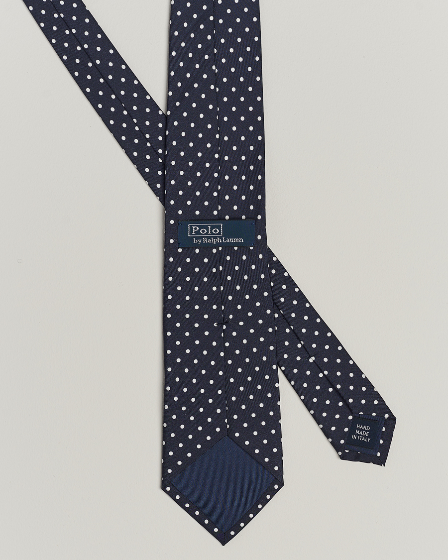 Hombres | Business casual | Polo Ralph Lauren | St James Spot Tie Navy/White