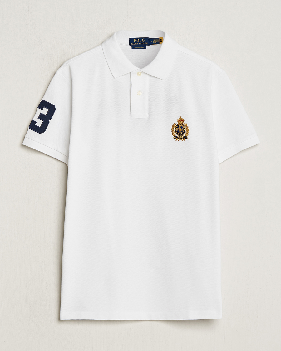 Hombres | Polos | Polo Ralph Lauren | Custom Slim Fit Match Club Polo White