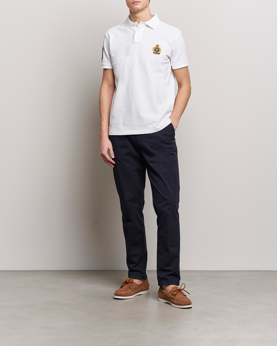 Hombres | Polos | Polo Ralph Lauren | Custom Slim Fit Match Club Polo White