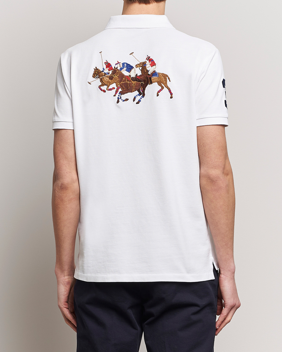 Hombres | Polos | Polo Ralph Lauren | Custom Slim Fit Match Club Polo White