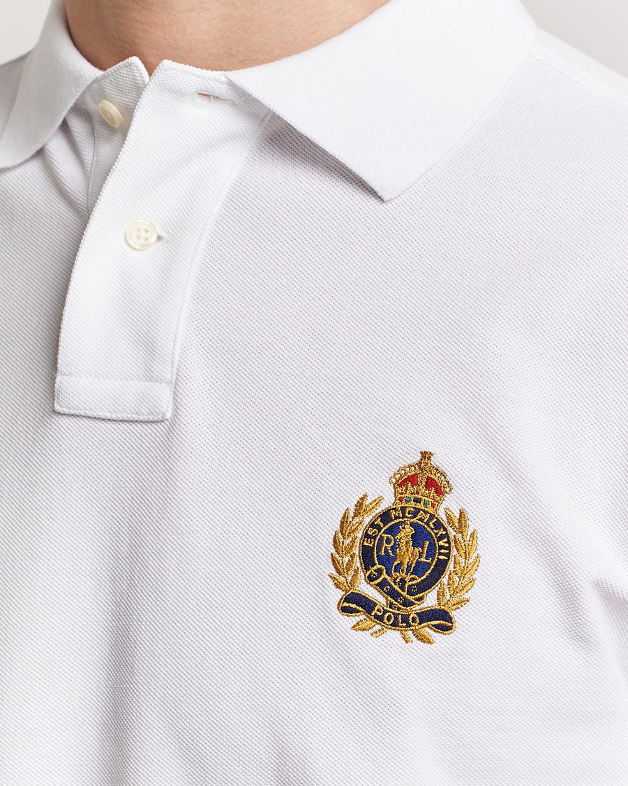 Hombres | Polos | Polo Ralph Lauren | Custom Slim Fit Match Club Polo White