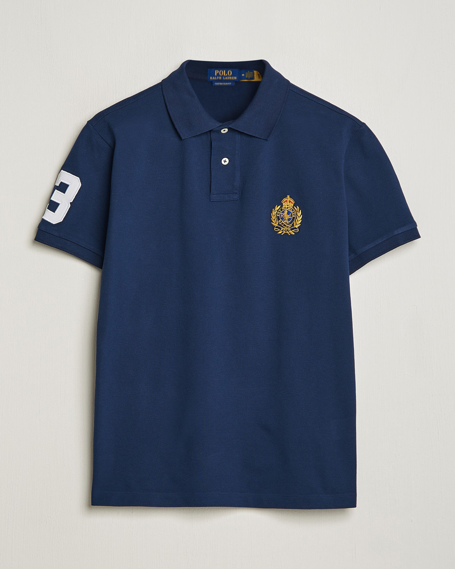 Hombres | Polos | Polo Ralph Lauren | Custom Slim Fit Match Club Polo Newport Navy