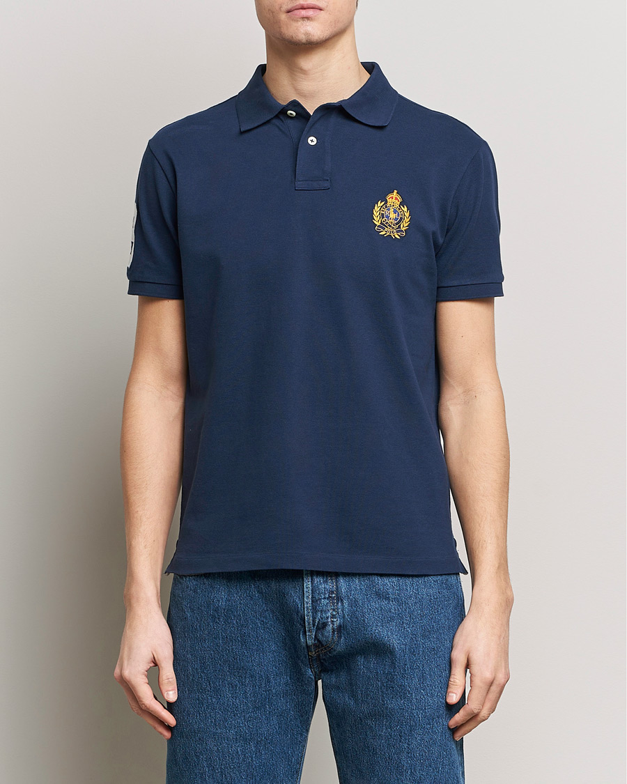 Hombres | Polos | Polo Ralph Lauren | Custom Slim Fit Match Club Polo Newport Navy