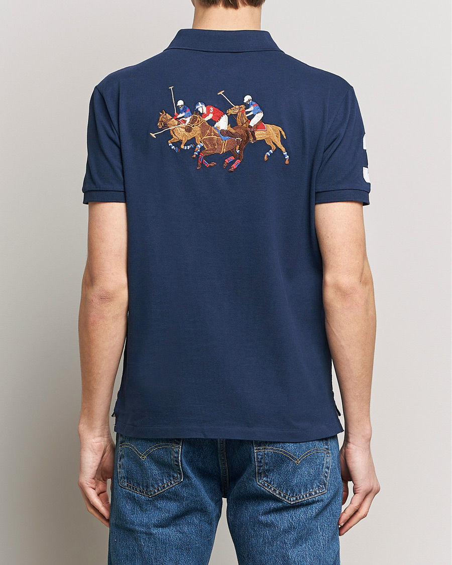 Hombres | Polos | Polo Ralph Lauren | Custom Slim Fit Match Club Polo Newport Navy