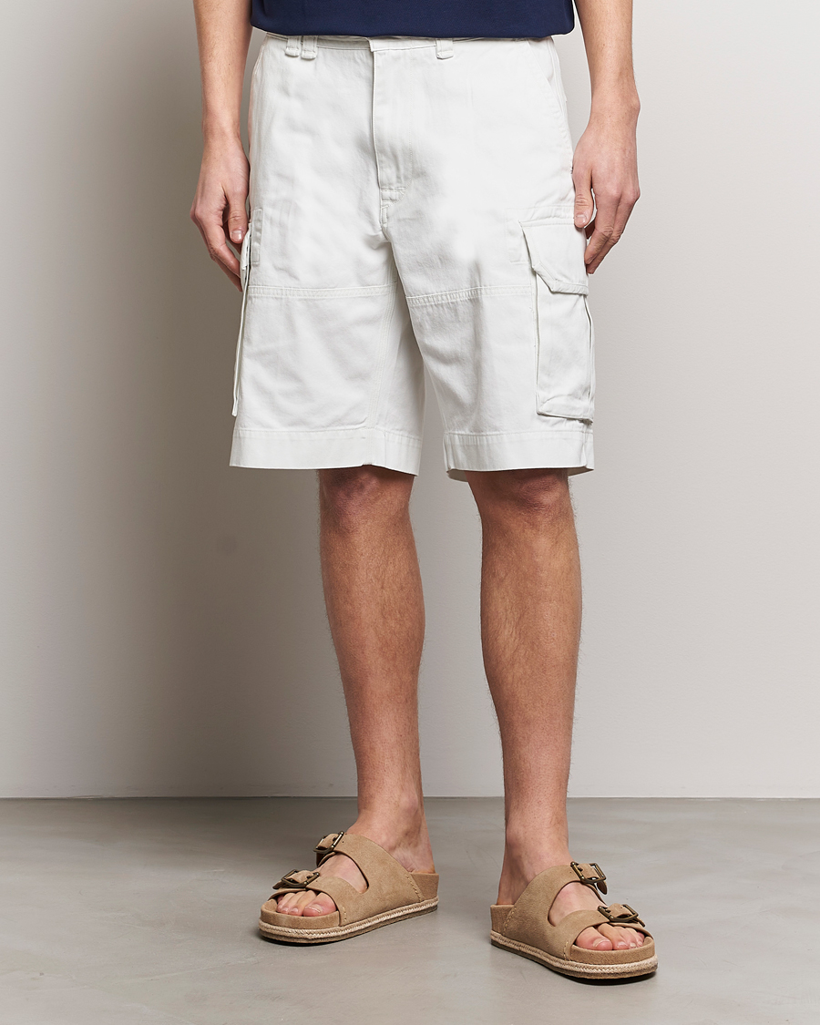 Hombres |  | Polo Ralph Lauren | Slub Twill Cargo Shorts Deckwash White