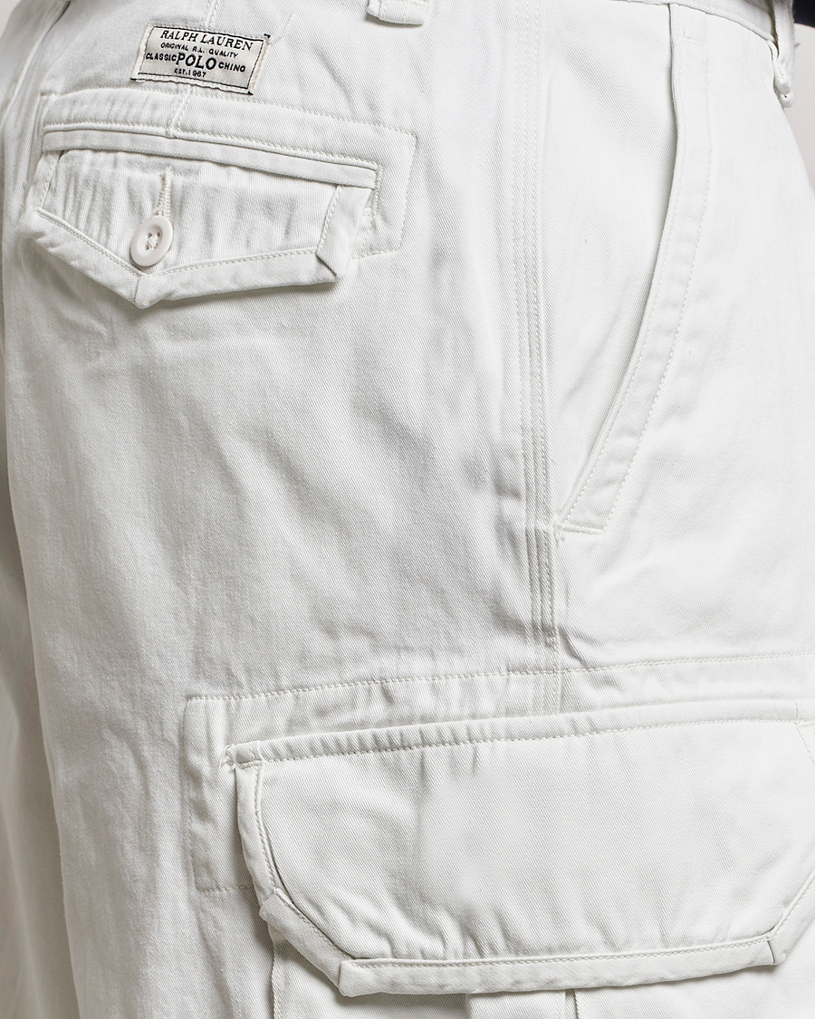 Hombres | Pantalones cortos | Polo Ralph Lauren | Slub Twill Cargo Shorts Deckwash White