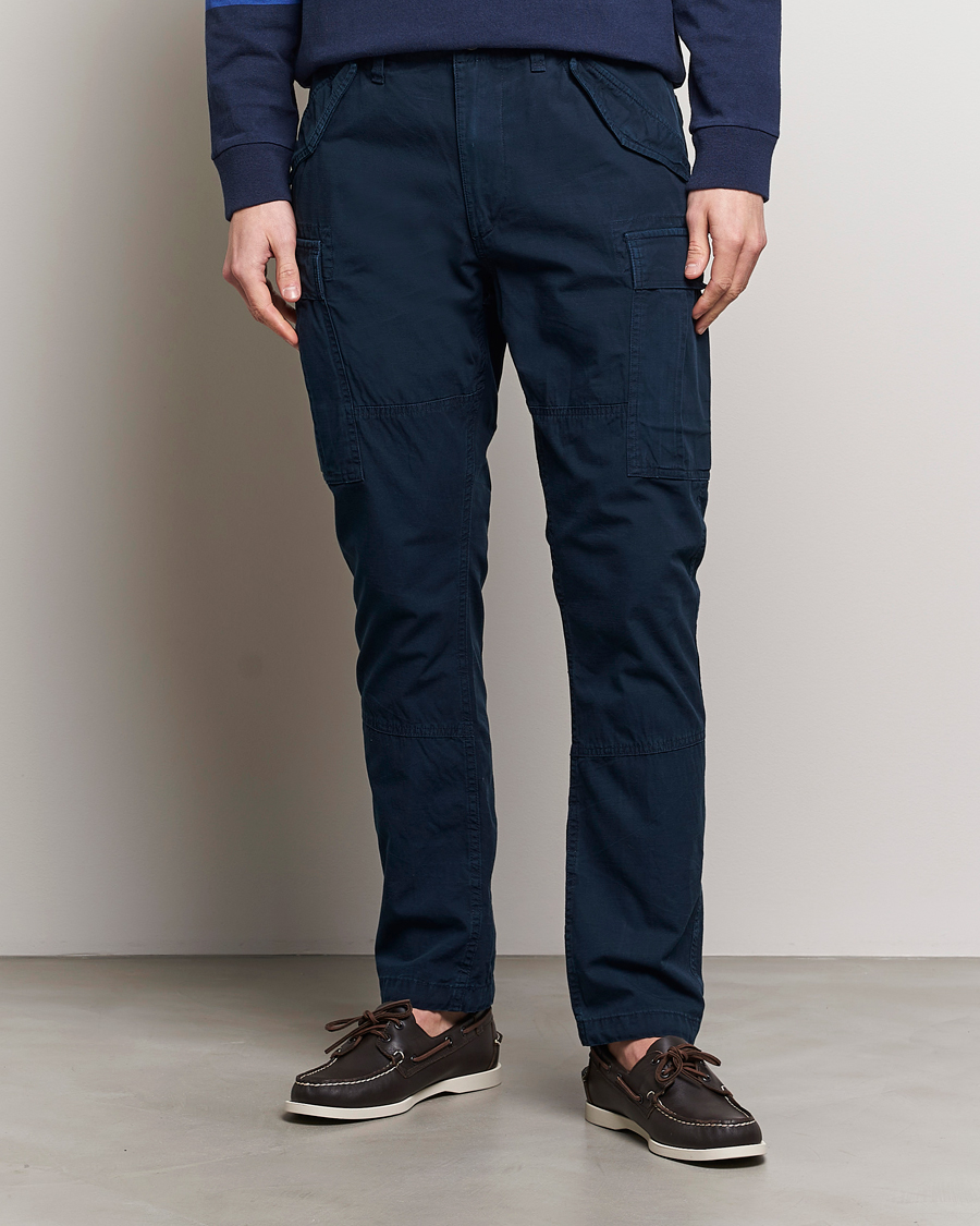 Hombres | Pantalones | Polo Ralph Lauren | Slub Canvas Cargo Pants Aviator Navy