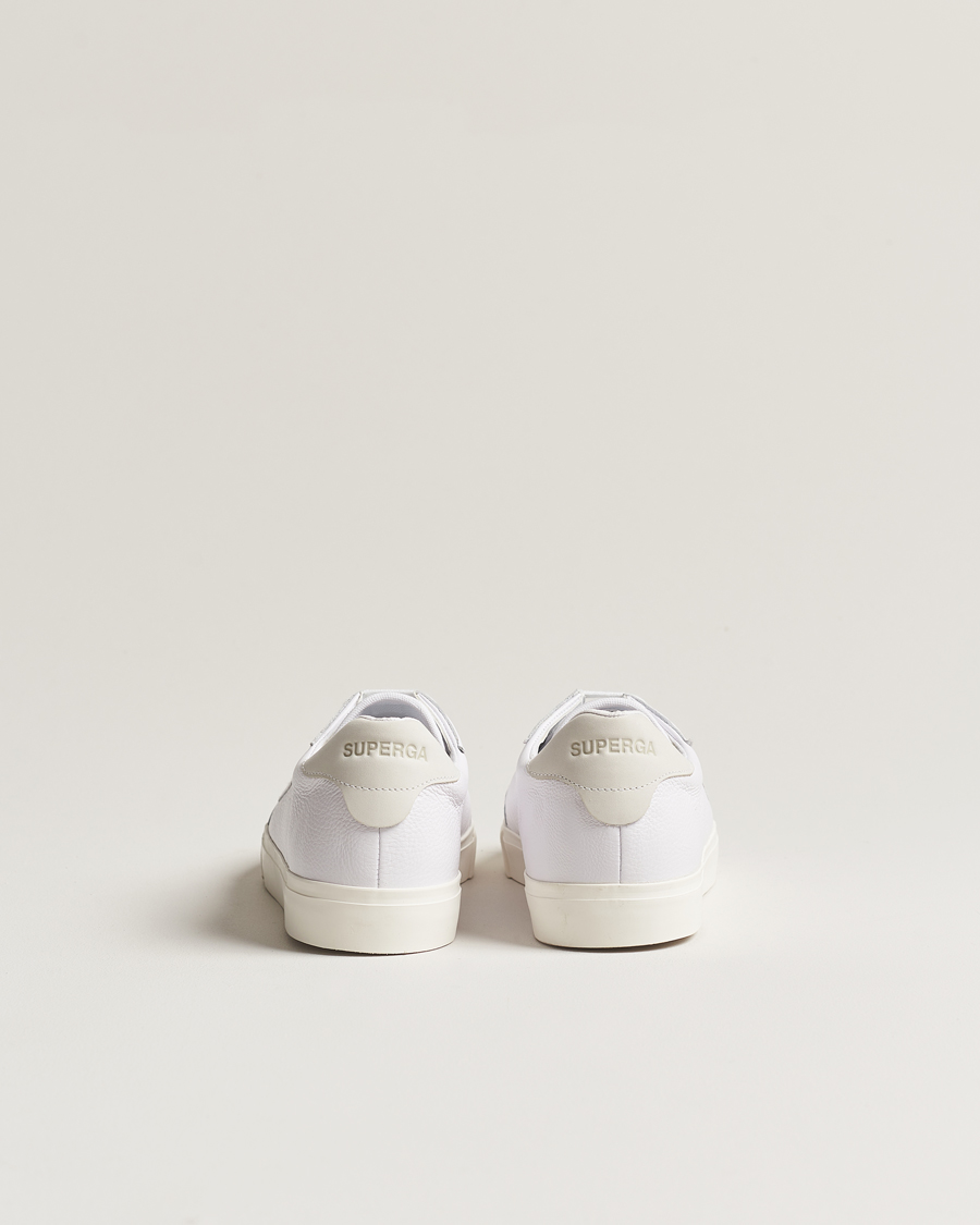 Hombres | Superga 3843 Leather Sneaker White | Superga | 3843 Leather Sneaker White