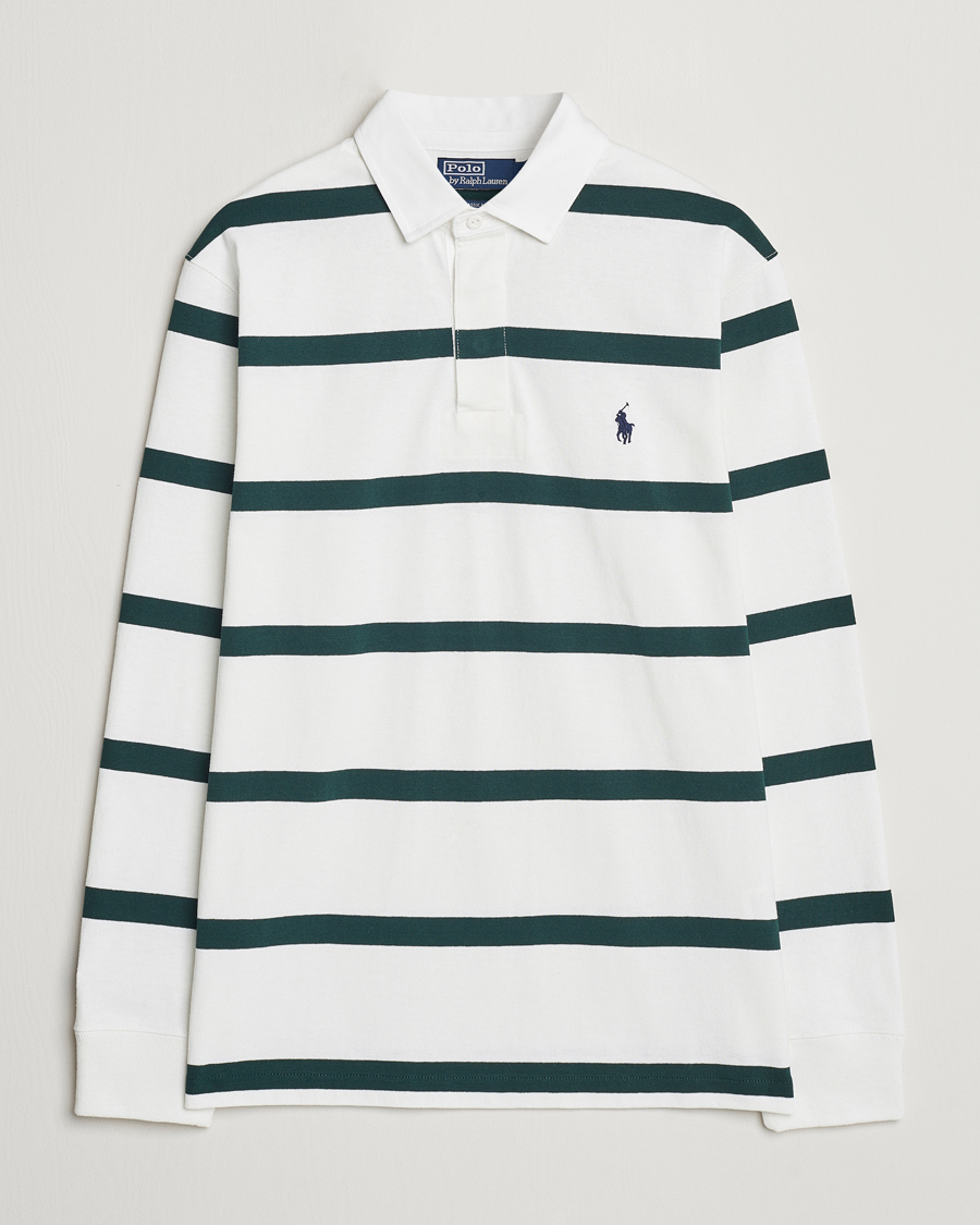 Hombres | Jerséis y prendas de punto | Polo Ralph Lauren | Wimbledon Rugby Sweater White/Moss Agate