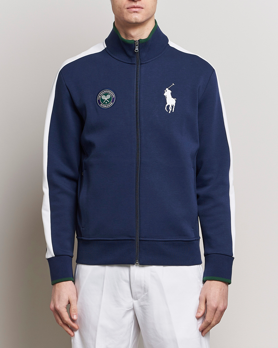 Hombres | Cremallera completa | Polo Ralph Lauren | Wimbledon Full Zip Sweater Refined Navy