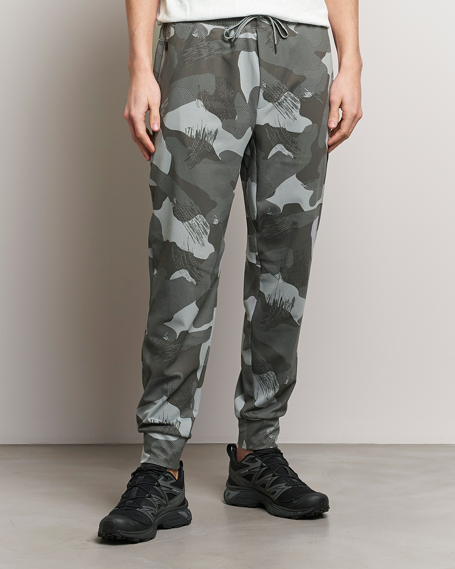 Hombres | Sport | RLX Ralph Lauren | Warp Tech Jersey Camo Sweatpants Grey