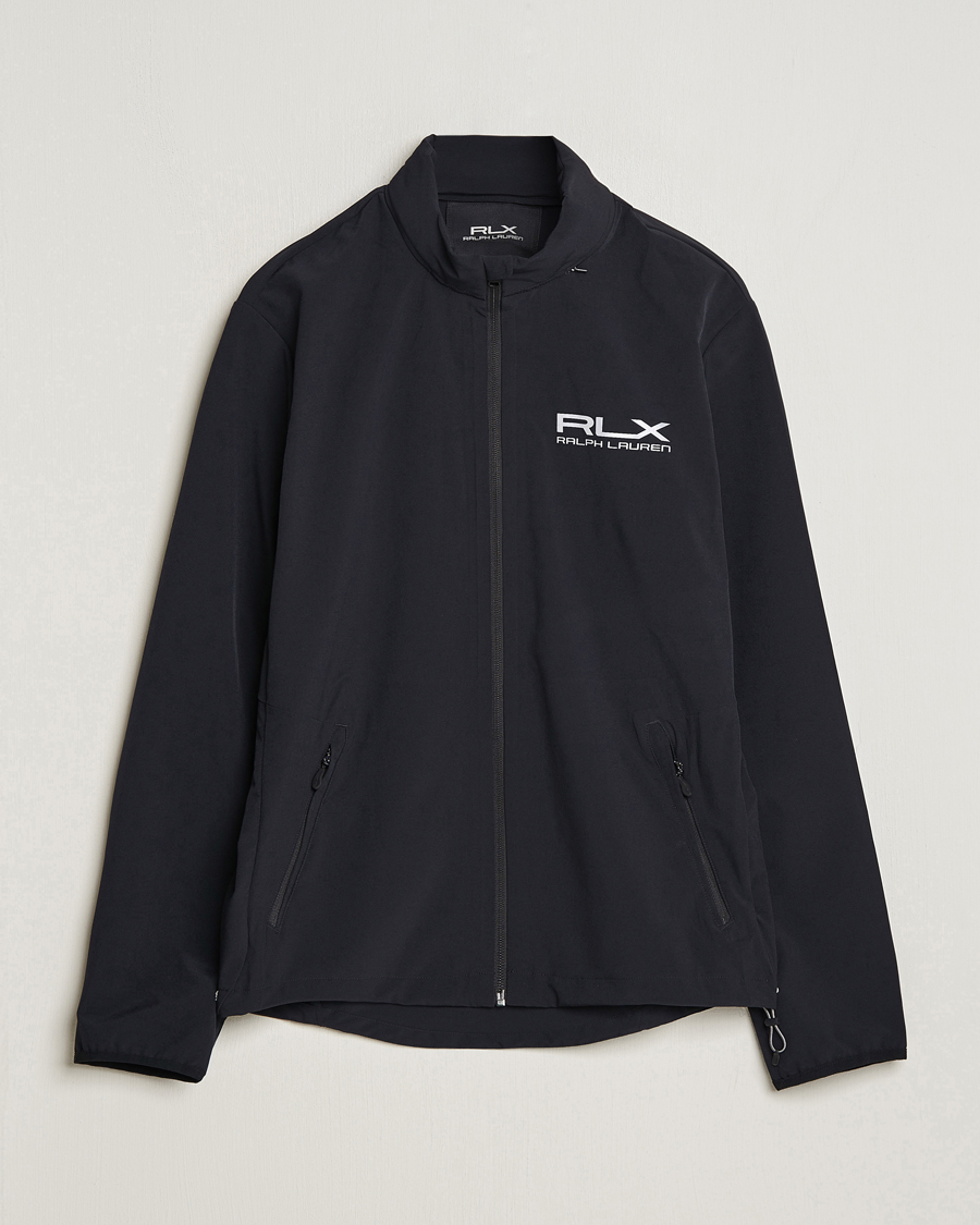 RLX Ralph Lauren Performance Hooded Jacket Polo Black en CareOfCarl.es
