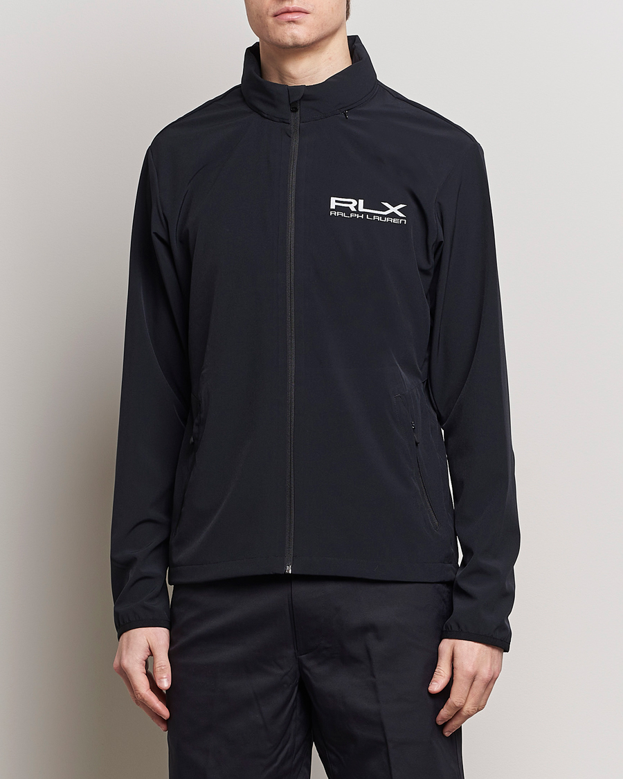 Hombres | Sport | RLX Ralph Lauren | Performance Hooded Jacket Polo Black