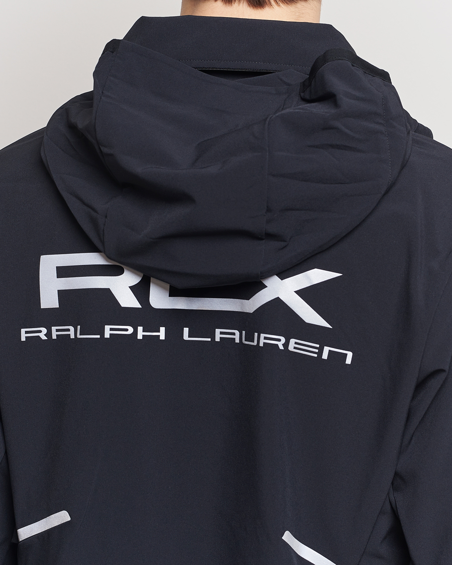 RLX Ralph Lauren Performance Hooded Jacket Polo Black en CareOfCarl.es