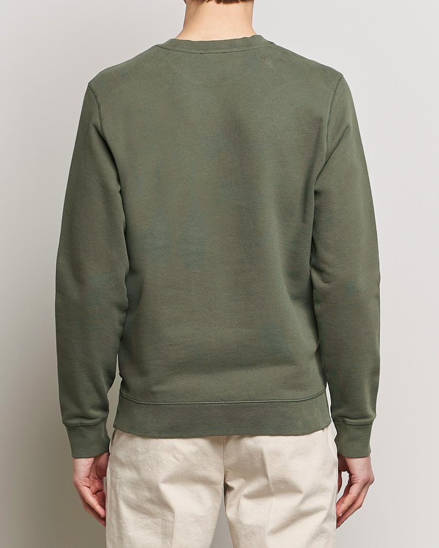 Hombres | Jerséis y prendas de punto | Sunspel | Loopback Sweatshirt Khaki