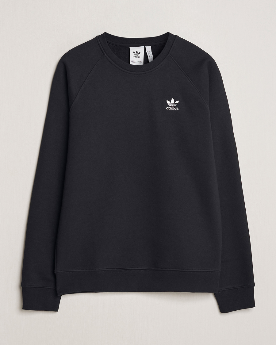 Hombres | Jerséis y prendas de punto | adidas Originals | Essential Crew Neck Sweatshirt Black