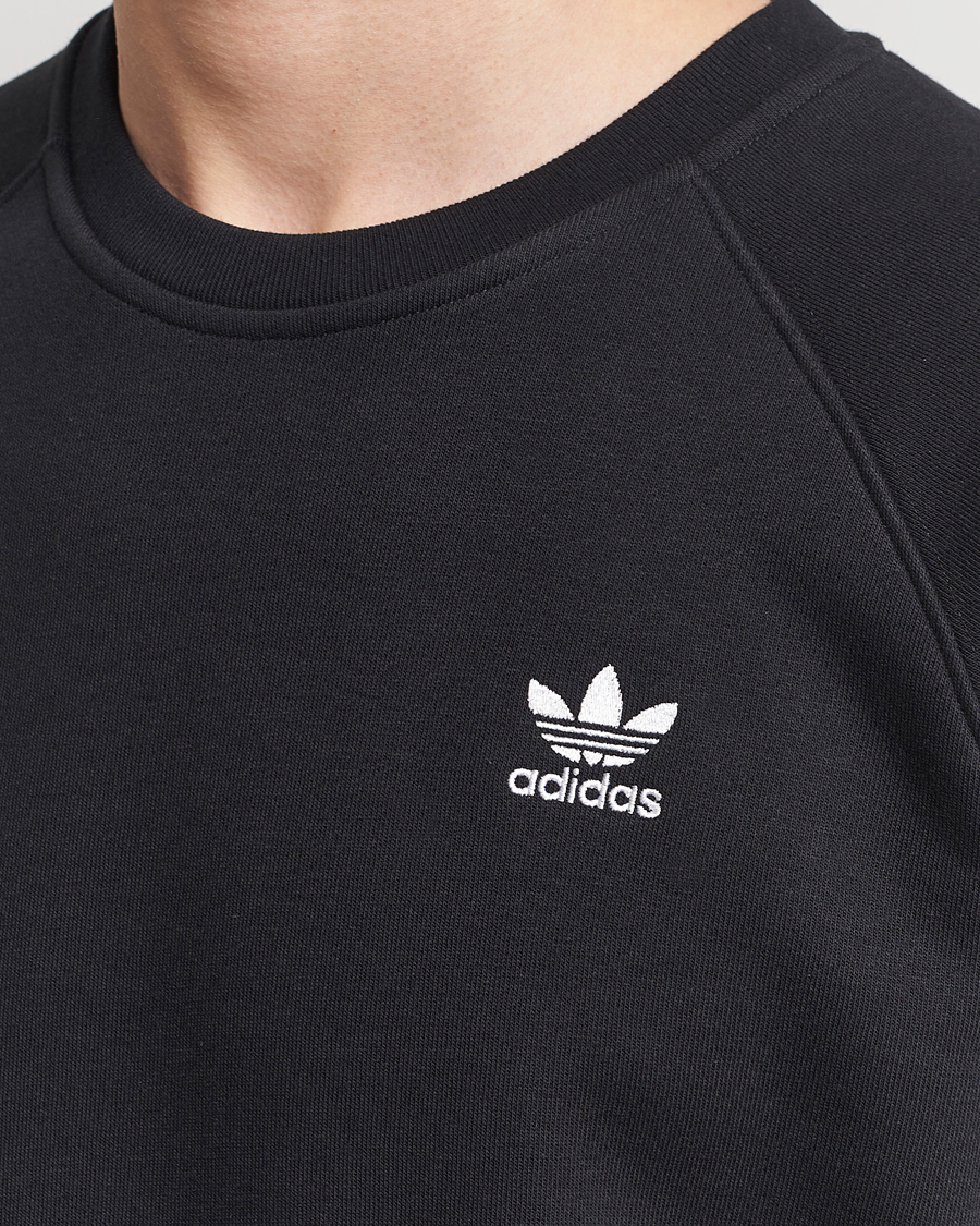 Hombres | Jerséis y prendas de punto | adidas Originals | Essential Crew Neck Sweatshirt Black