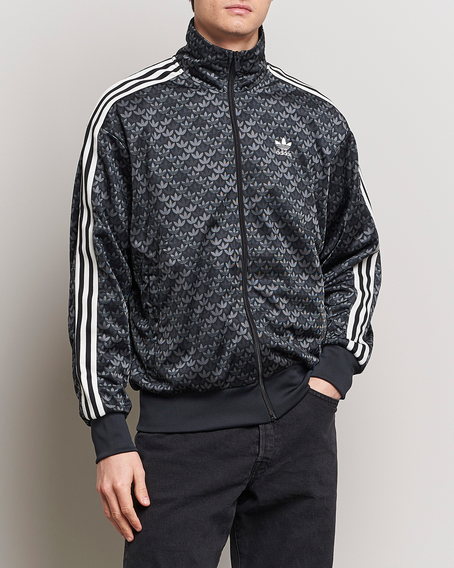 Hombres | Jerséis y prendas de punto | adidas Originals | Monogram Full Zip Black