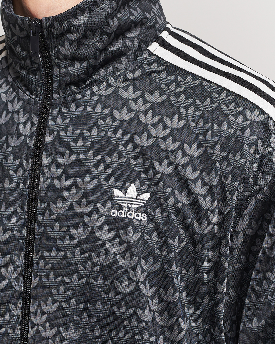 Hombres | Jerséis y prendas de punto | adidas Originals | Monogram Full Zip Black