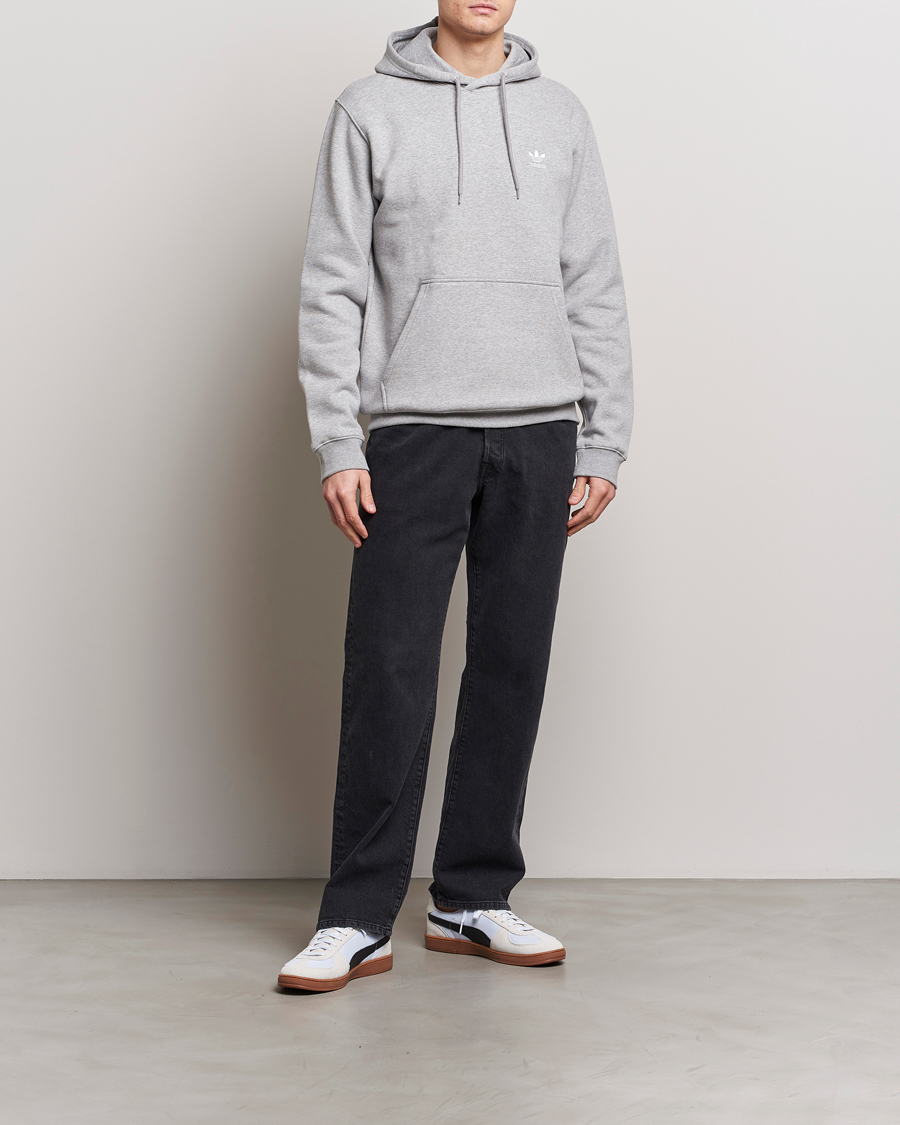 Hombres | Jerséis y prendas de punto | adidas Originals | Essential Hoodie Grey Melange