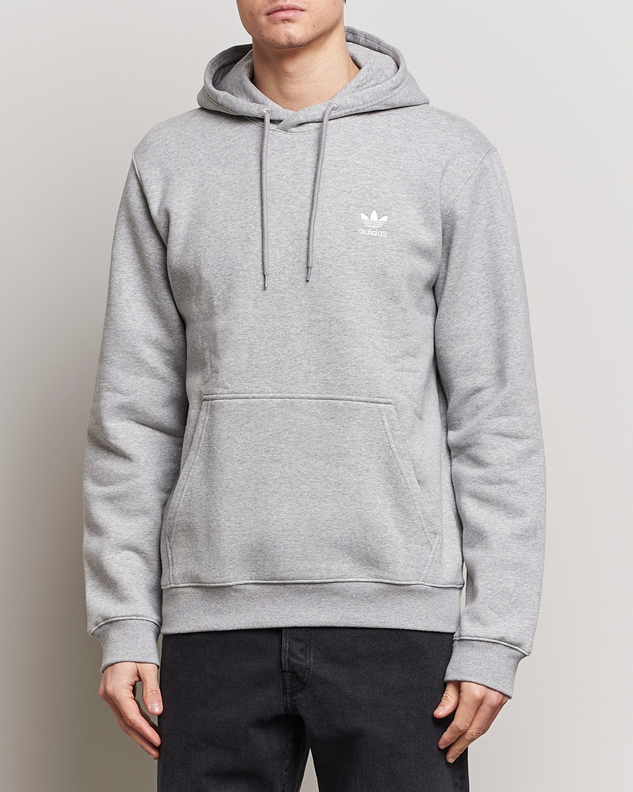 Hombres | Jerséis y prendas de punto | adidas Originals | Essential Hoodie Grey Melange