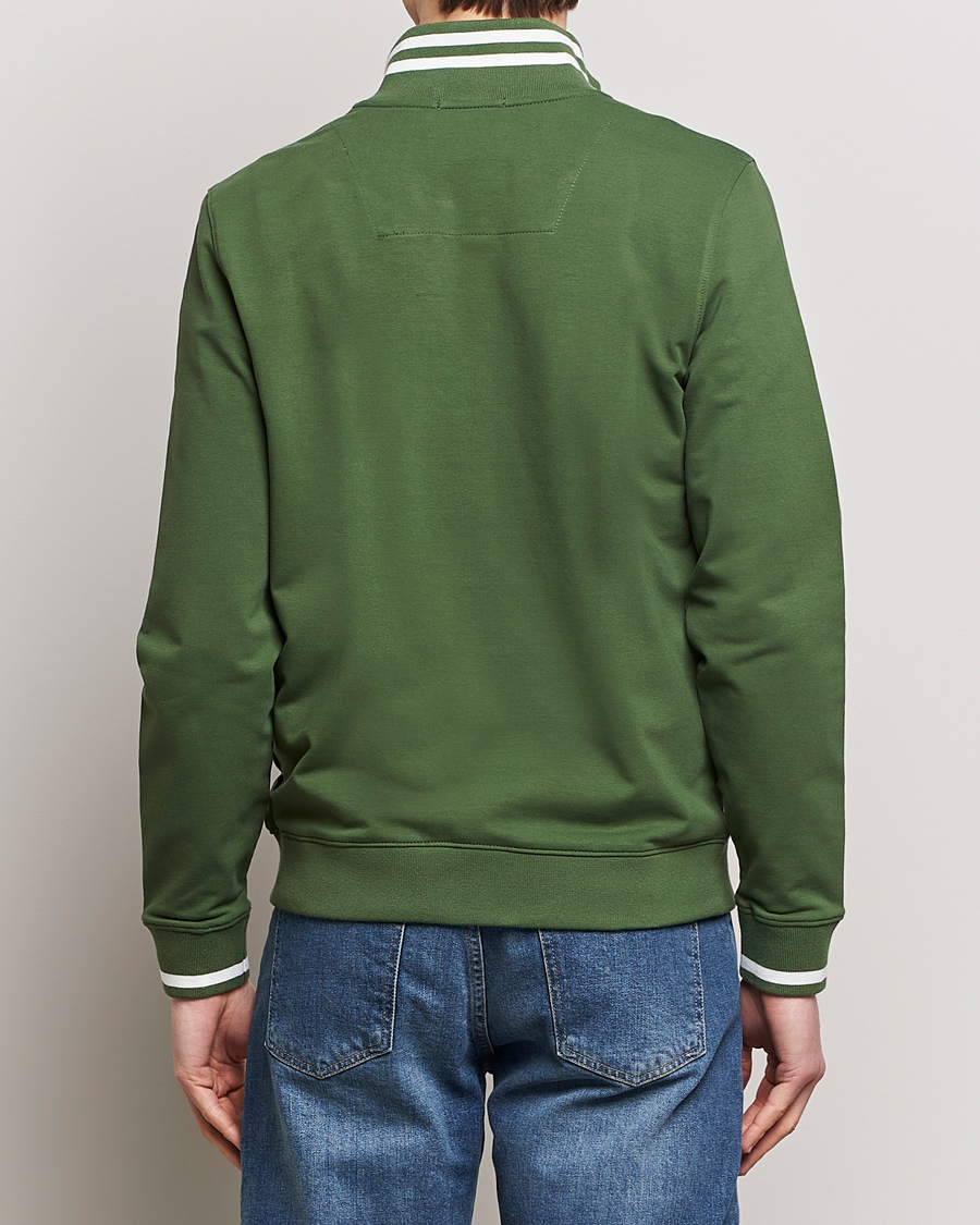Hombres | Jerséis y prendas de punto | Aeronautica Militare | Full Zip Sweater Seaweed Green