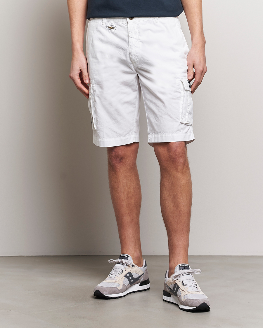 Hombres | Pantalones cortos | Aeronautica Militare | BE066 Cargo Shorts Off White