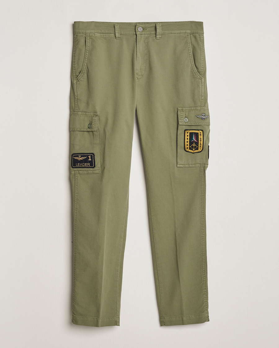 Hombres | Pantalones | Aeronautica Militare | Heritage Cargo Pants Sage Green