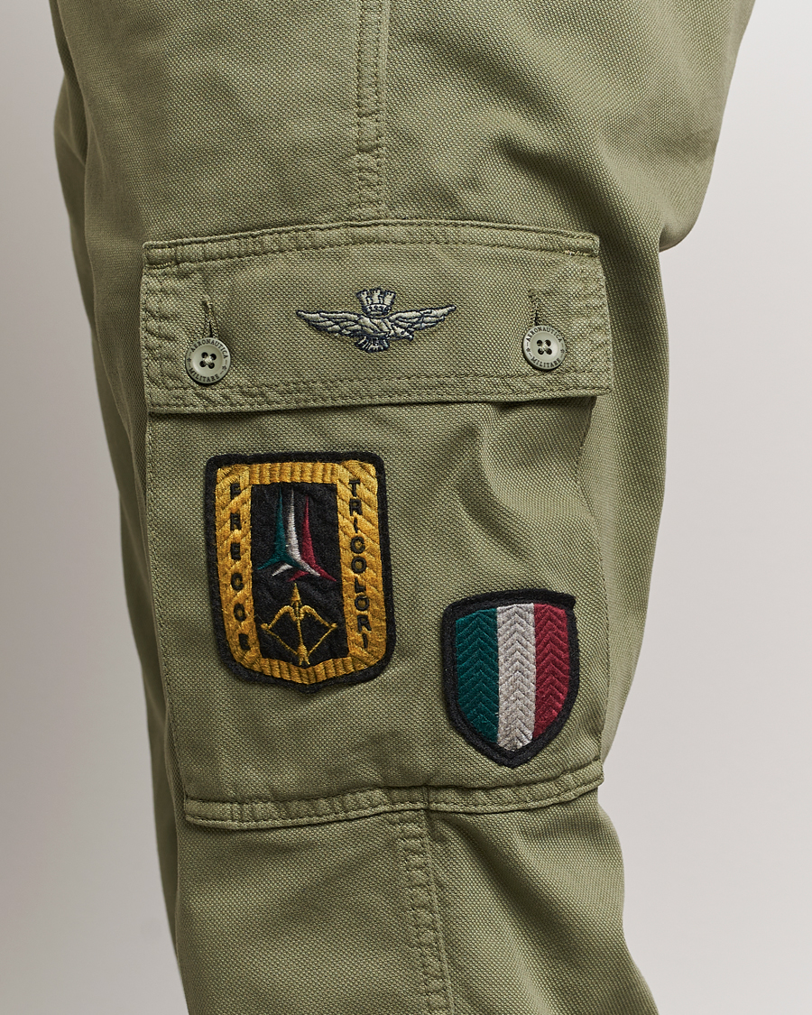 Hombres | Pantalones | Aeronautica Militare | Heritage Cargo Pants Sage Green