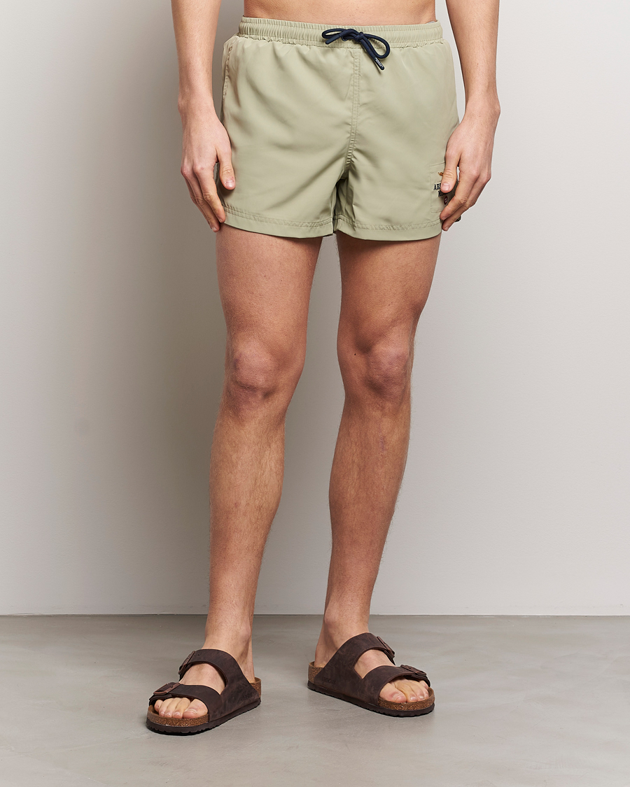Hombres | Bañadores | Aeronautica Militare | Costume Swim Shorts Sage Green