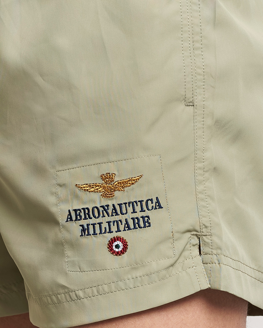 Hombres | Bañadores | Aeronautica Militare | Costume Swim Shorts Sage Green