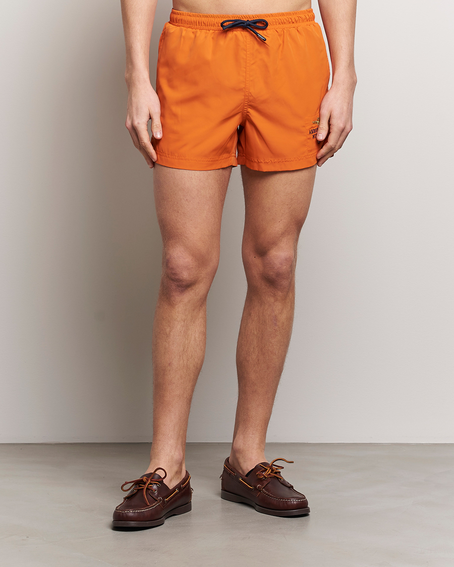 Hombres | Ropa | Aeronautica Militare | Costume Swim Shorts Carrot Orange