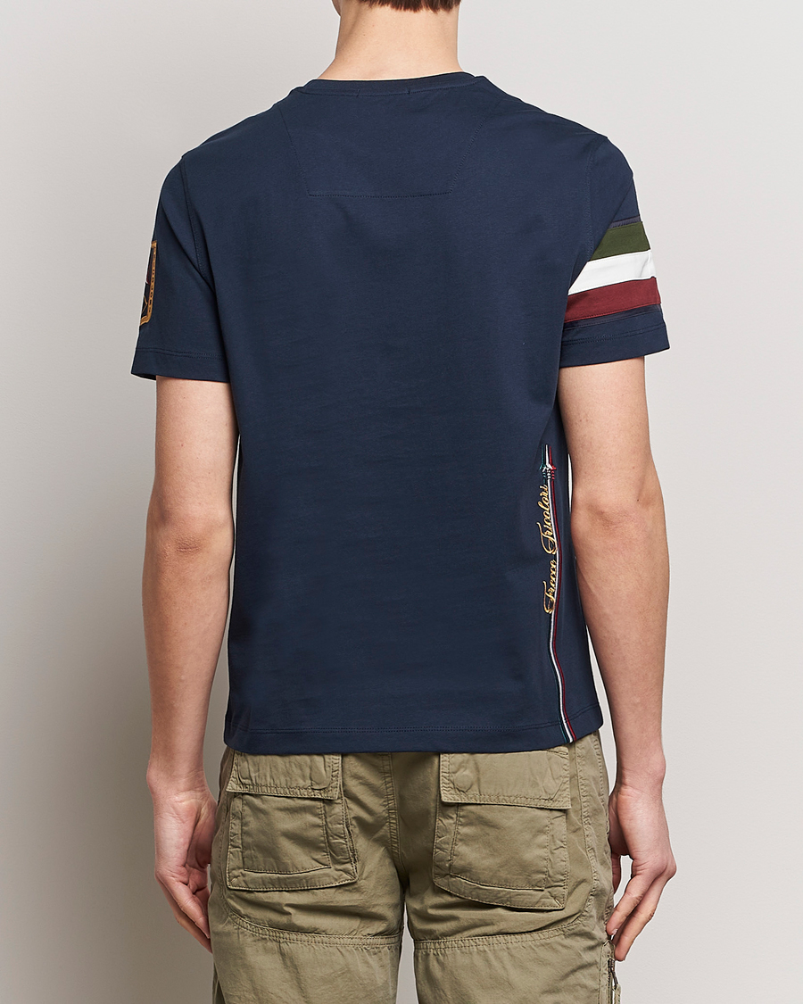 Hombres | Camisetas | Aeronautica Militare | Tricolori Crew Neck T-Shirt Navy