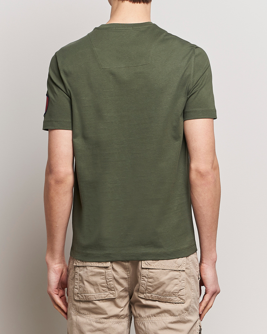 Hombres | Camisetas | Aeronautica Militare | Tricolori Crew Neck T-Shirt Verde Green