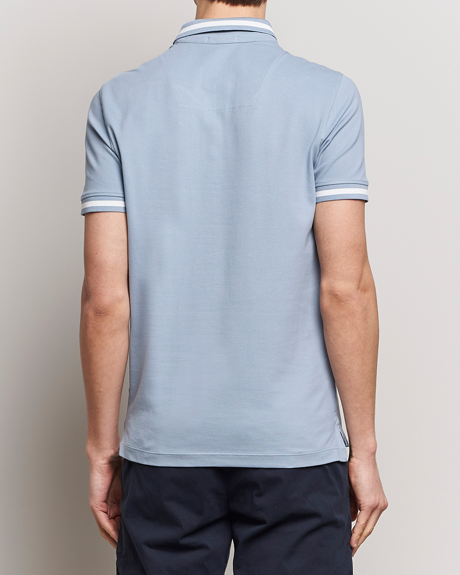 Hombres | Polos | Aeronautica Militare | Tipped Polo Glacier Blue