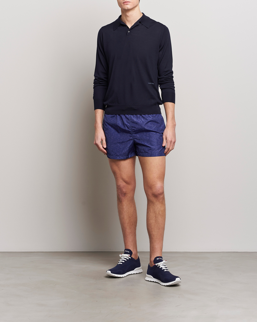 Hombres | Bañadores | Kiton | Nylon Swim Shorts Navy