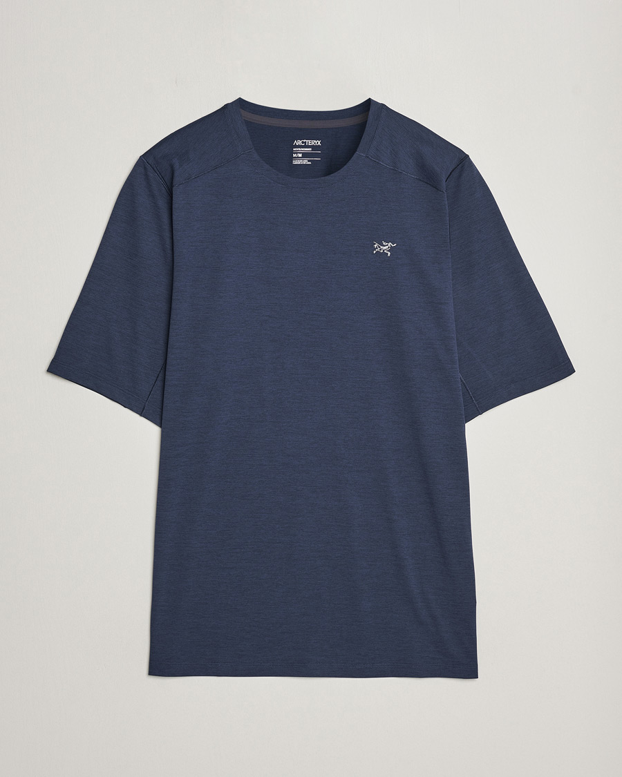 Hombres | Camisetas | Arc'teryx | Cormac Crew Neck T-Shirt Black Sapphire Heather