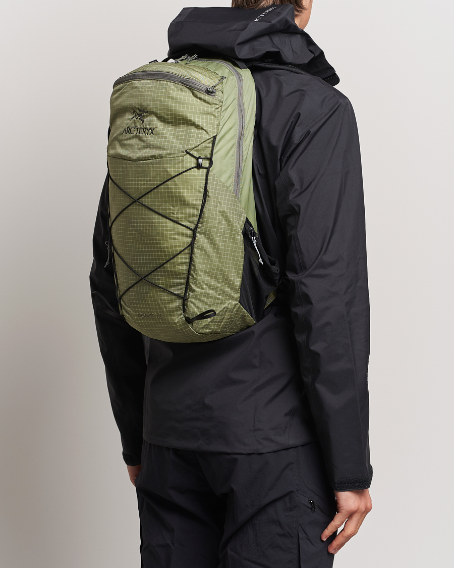 Hombres | Arc'teryx Aerios 18L Backpack Chloris/Forage | Arc'teryx | Aerios 18L Backpack Chloris/Forage