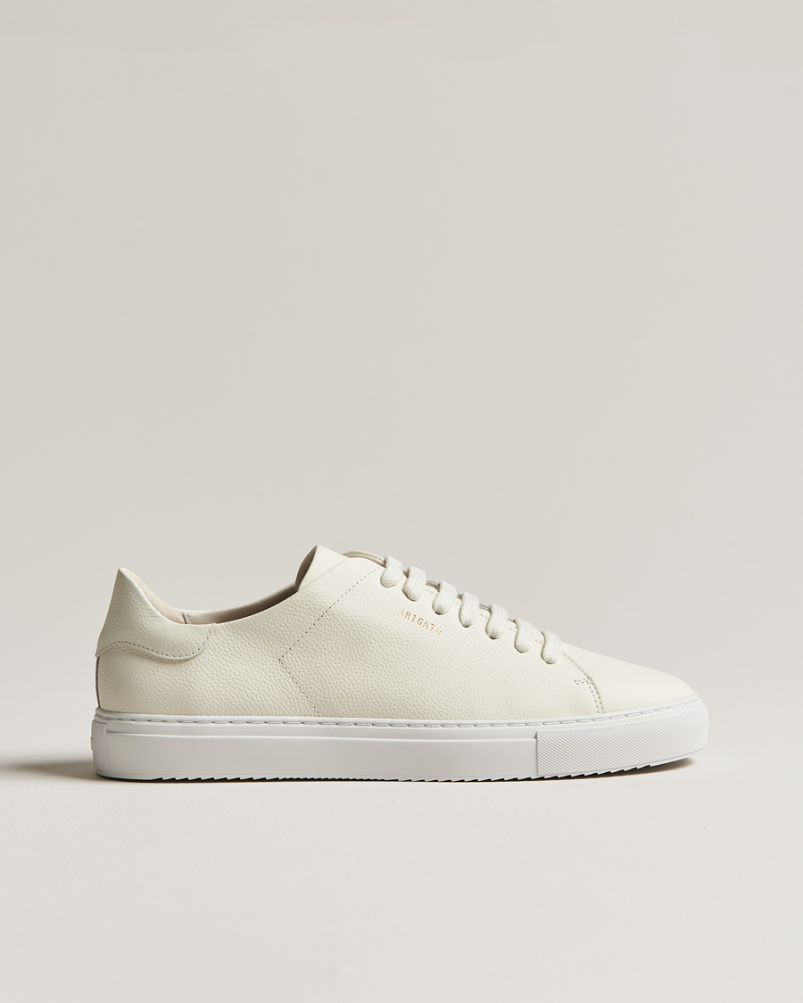 Hombres | Axel Arigato Clean 90 Sneaker White Grained Leather | Axel Arigato | Clean 90 Sneaker White Grained Leather